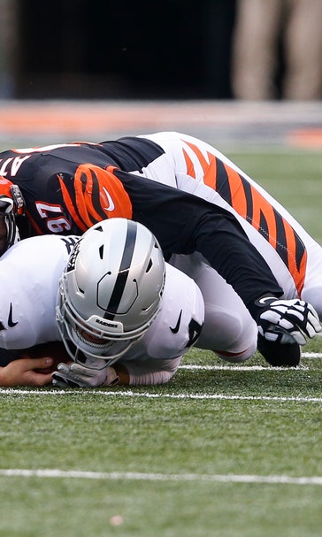 Raiders hope to get help for banged-up offensive line